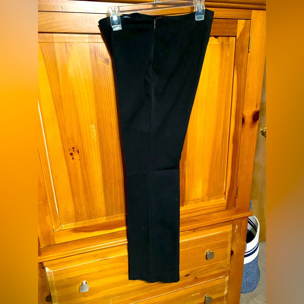 NWOT Women’s Black Dress Pants The Limited Stretch Full Length Size 4 Side Zip